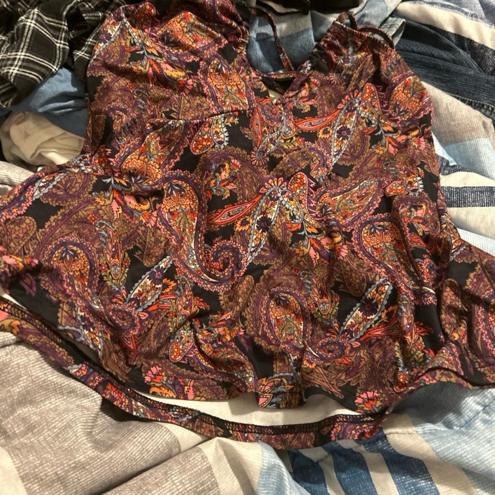 Paisley Print Women's Top